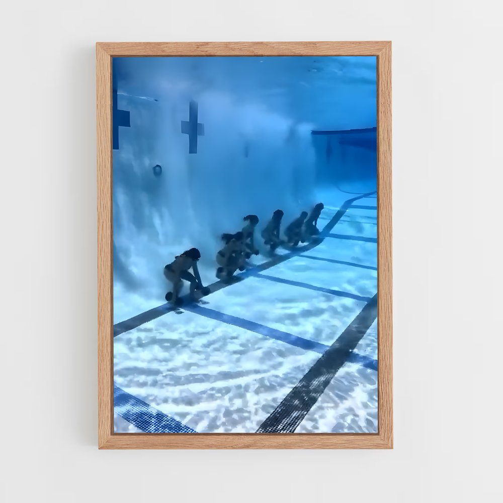 Poster Synchronized de diving synchronisé – affiche Plongeon synchronisé (vue 4)